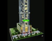 Providence Tower office hotel model