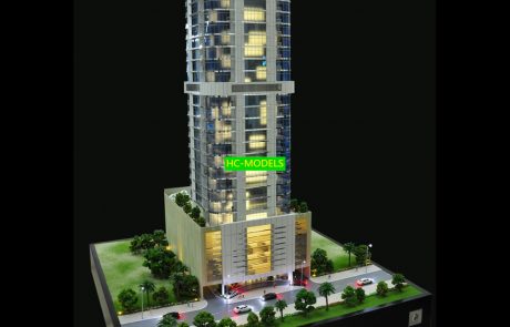 Providence Tower office hotel model