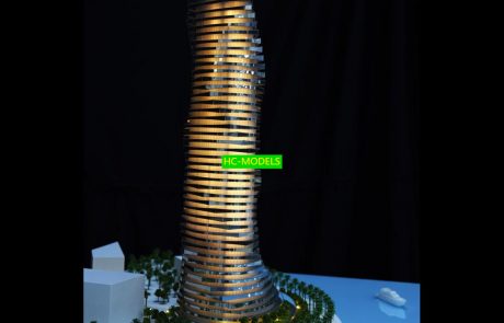 Norr Tower hotel architectural model