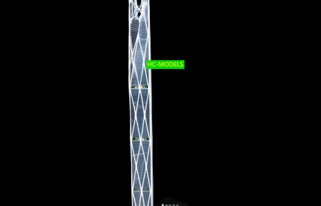 SRG Tower real estate scale model